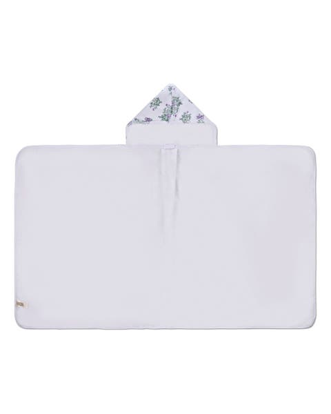 Baby Floral Cotton-Lined Hooded Towel