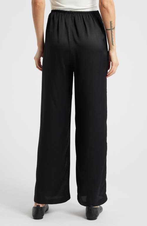 Rails Damani Wide Leg Drawstring Pants In Black