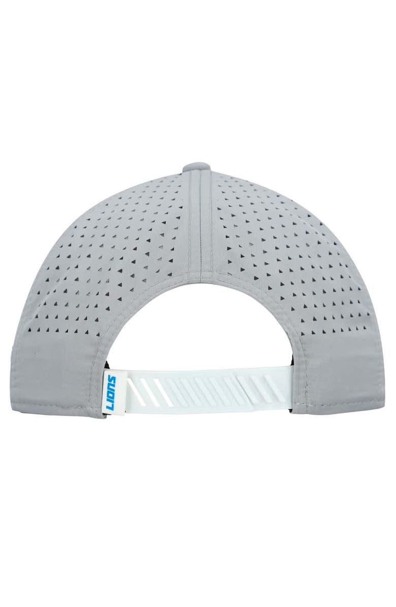 New Era Men's New Era  White/Silver Detroit Lions Established Patch 9SEVENTY Adjustable Hat, Alternate, color, White