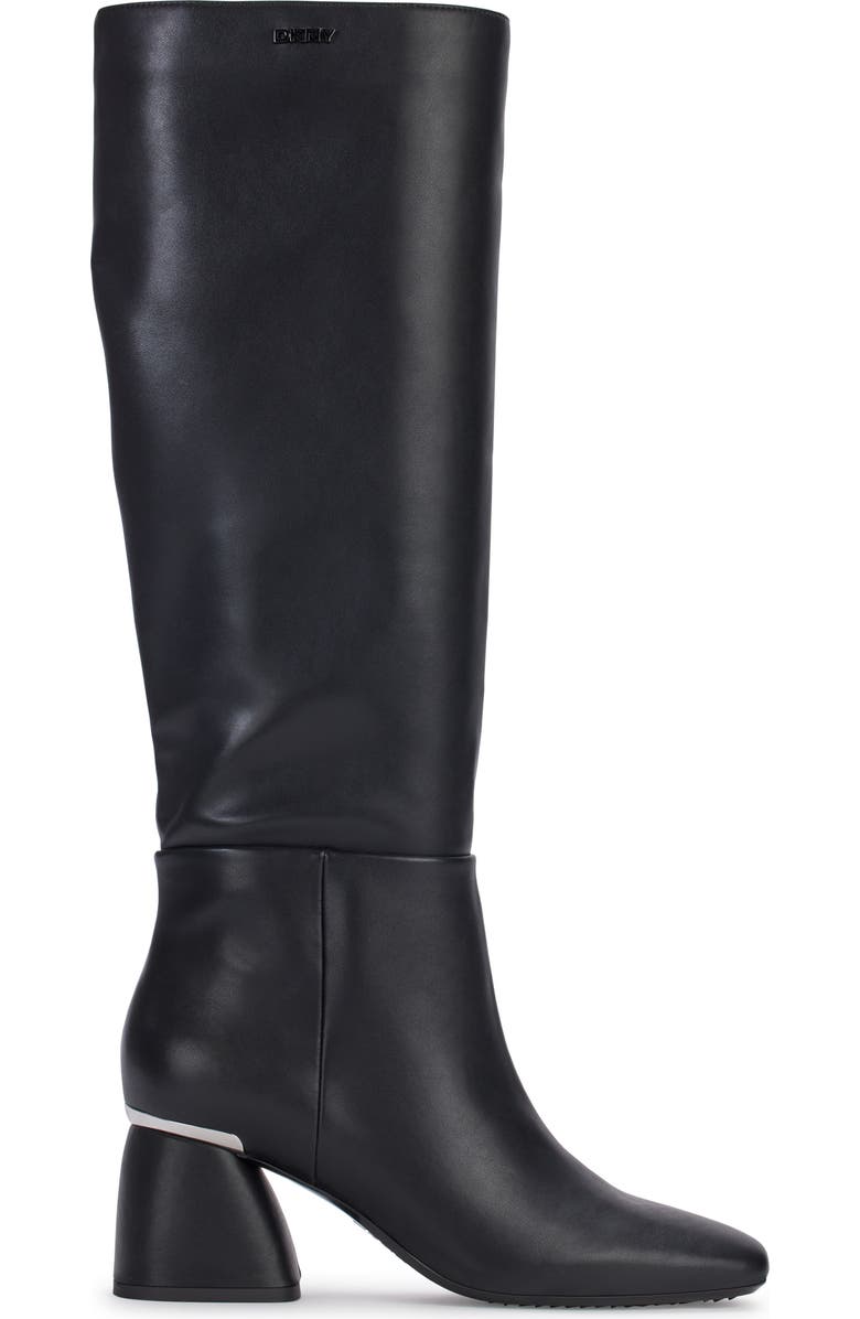 DKNY Cana Knee High Block Heel Boot, Alternate, color, Black