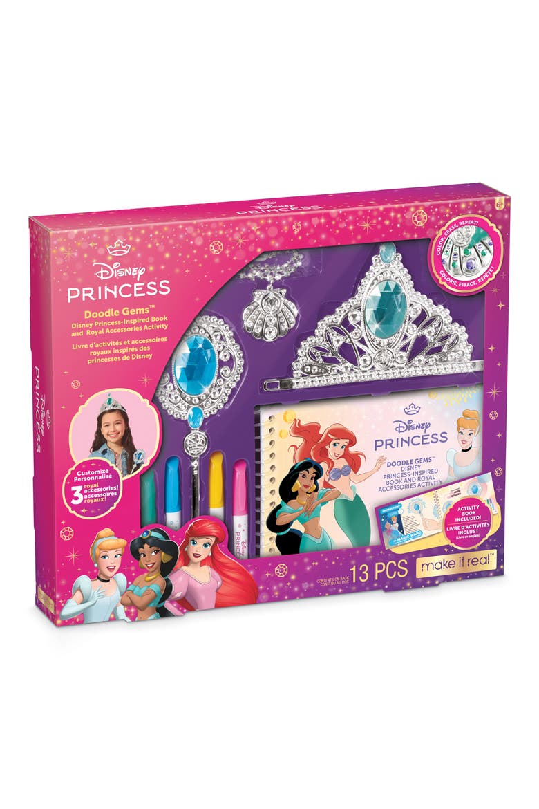Kids' Disney Princess Doodle Gems Activity Set, Main, color, MULTI