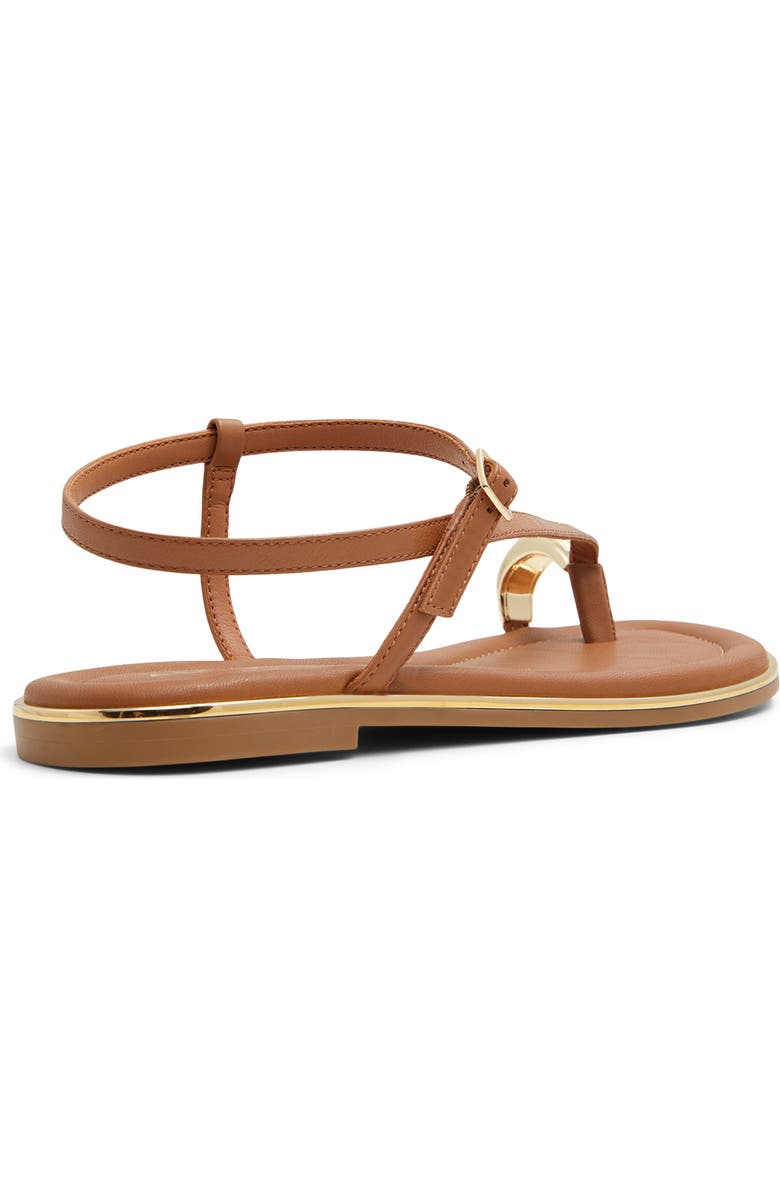 ALDO Jomali Ankle Strap Sandal, Alternate, color, Medium Brown