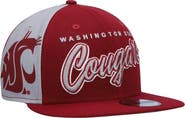 New Era Men's New Era  Crimson Washington State Cougars Outright 9FIFTY Snapback Hat