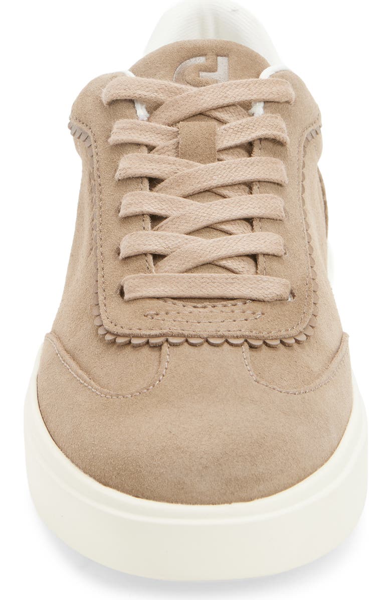 Cole Haan Grand Crosscourt Arlowe Sneaker, Alternate, color, Irish Coffee Suede/ Ivory