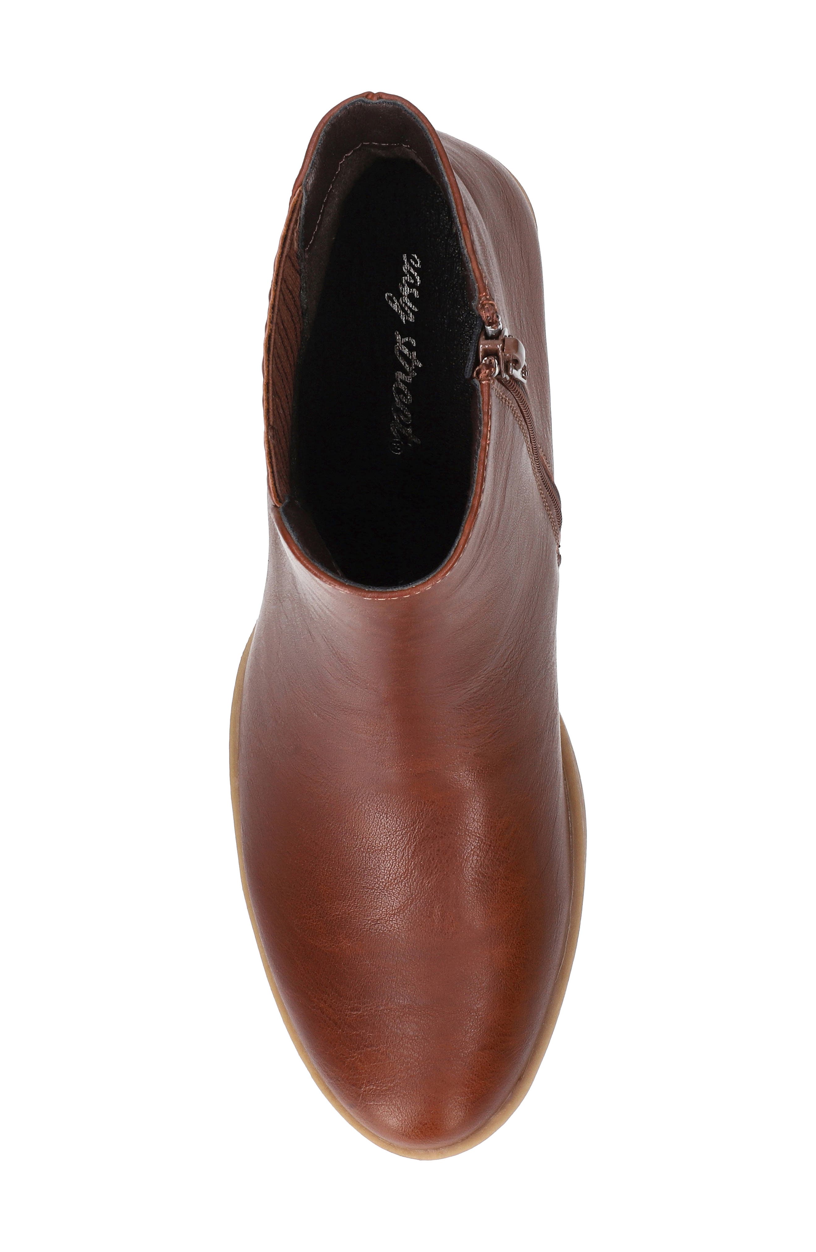 Tulsa Faux Leather Bootie, Alternate, color, TAN