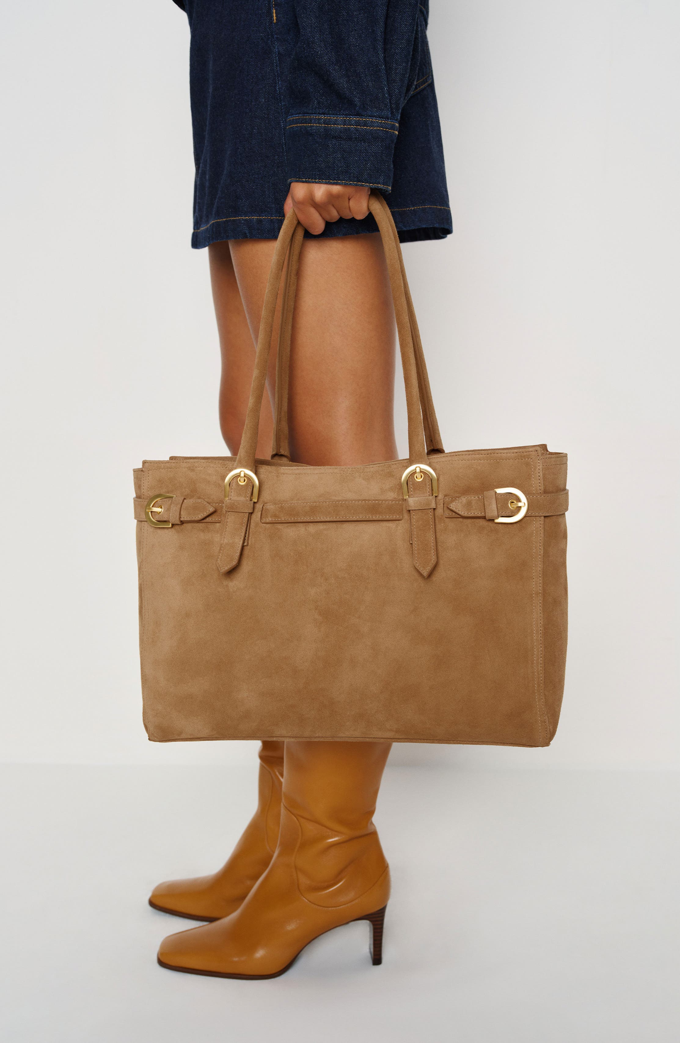 Dominique Tote, Alternate, color, BRACCO SUEDE