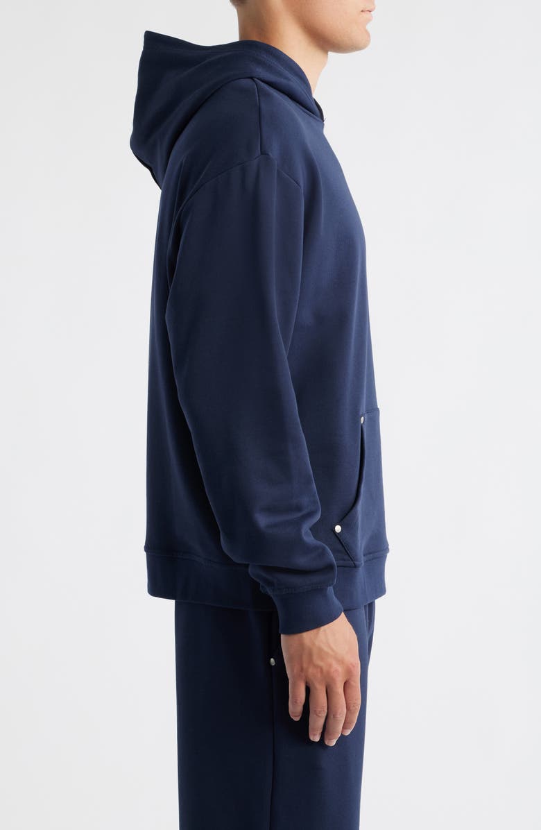 KROST Friends Cotton Terry Hoodie, Alternate, color, Dark Navy