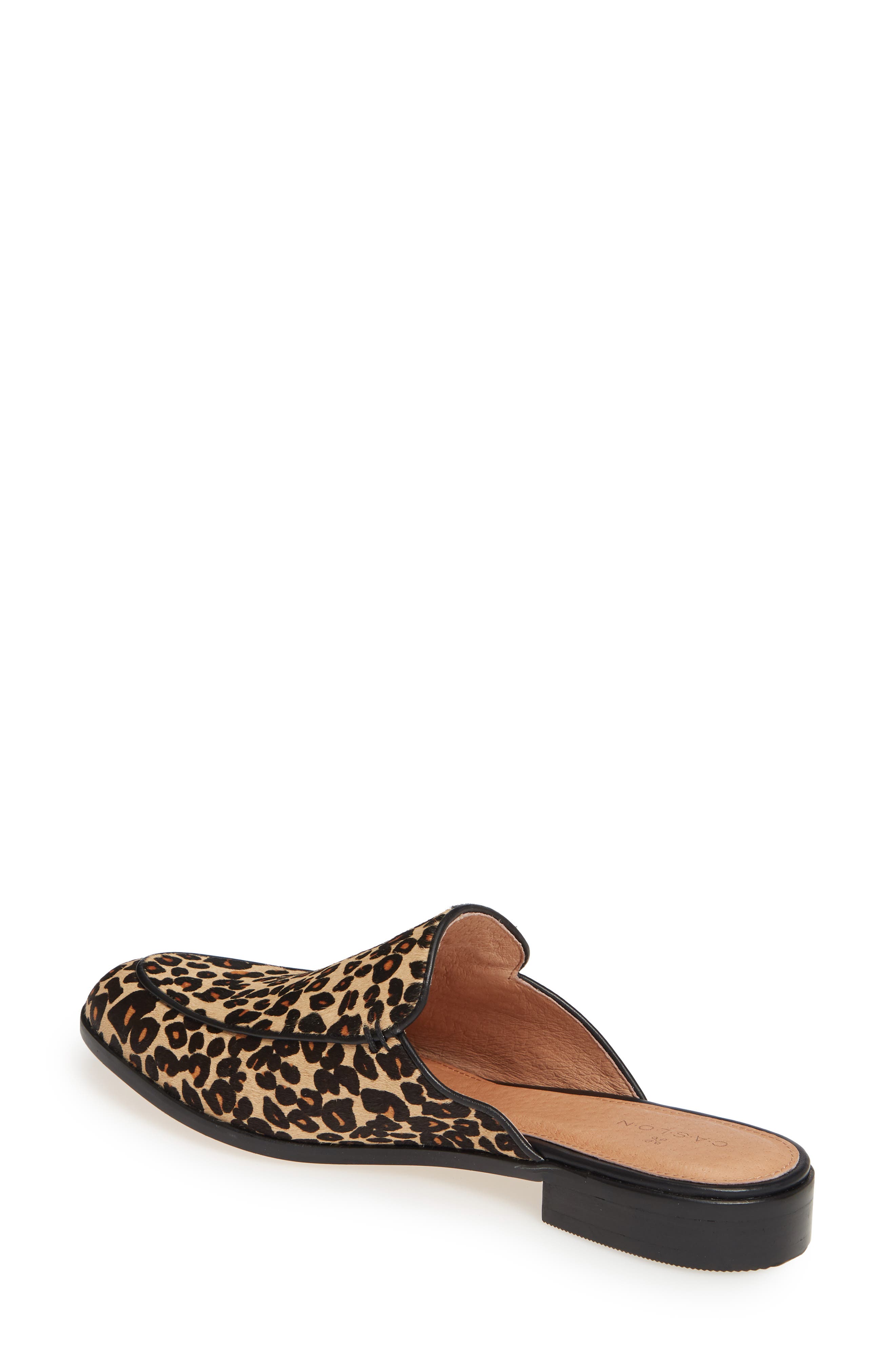 Evelyn Genuine Calf Hair Mule, Alternate, color, LEOPARD PRINT CALF HAIR