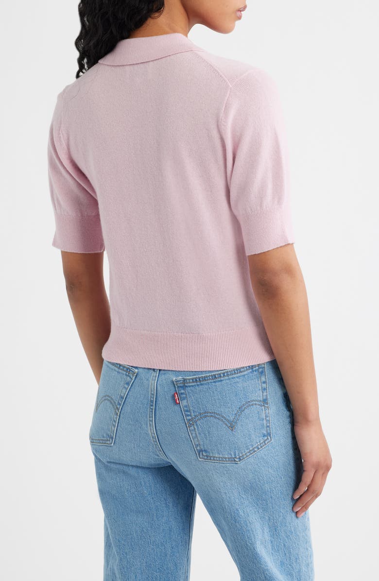 Reformation Skye Cashmere Polo, Alternate, color, Babygirl