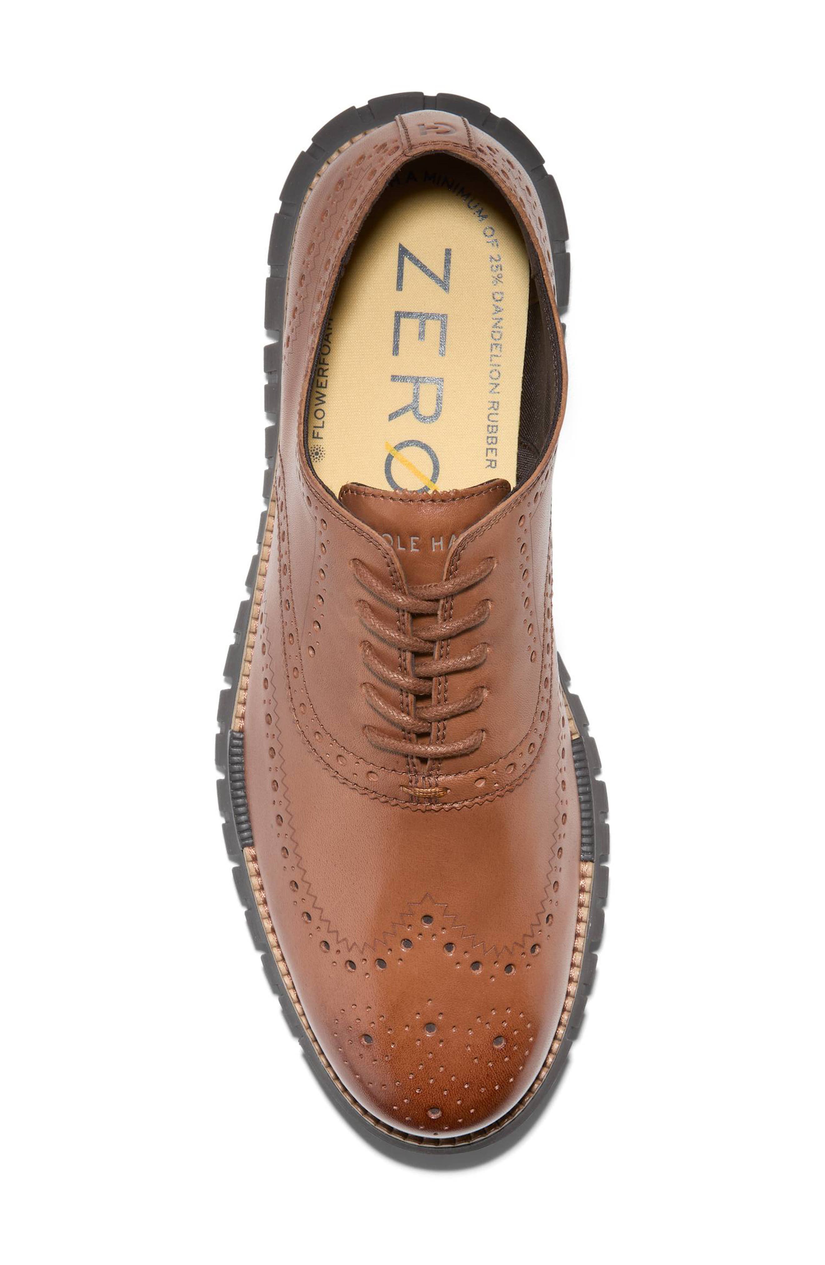 Cole Haan ZeroGrand Remastered Wingtip Oxford, Alternate, color, British Tan/ Java