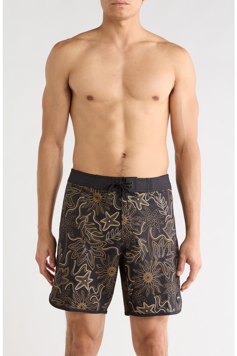 Northern 18-Inch Swim Trunks, Main, color, PIRATE BLACK