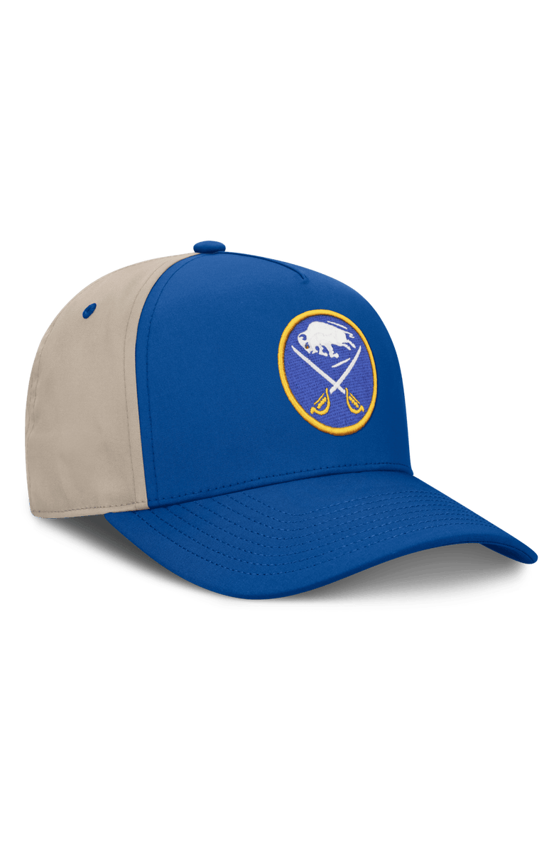 FANATICS Men's Fanatics Royal/Tan Buffalo Sabres 2026 Stanley Cup Playoffs Locker Room Adjustable Hat, Alternate, color, Royal