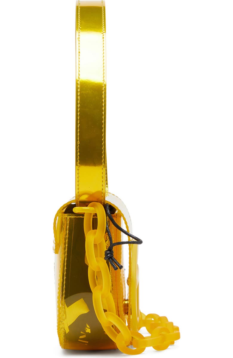 DIESEL<sup>®</sup> 1DR-Iconic Transparent TPU Shoulder Bag, Alternate, color, Yellow