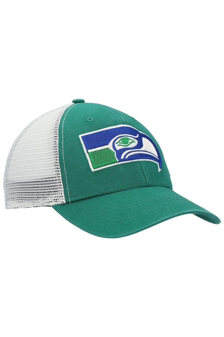 Men's '47 Kelly Green/Natural Seattle Seahawks Flagship MVP Snapback Hat, Alternate, color, Kelly Green