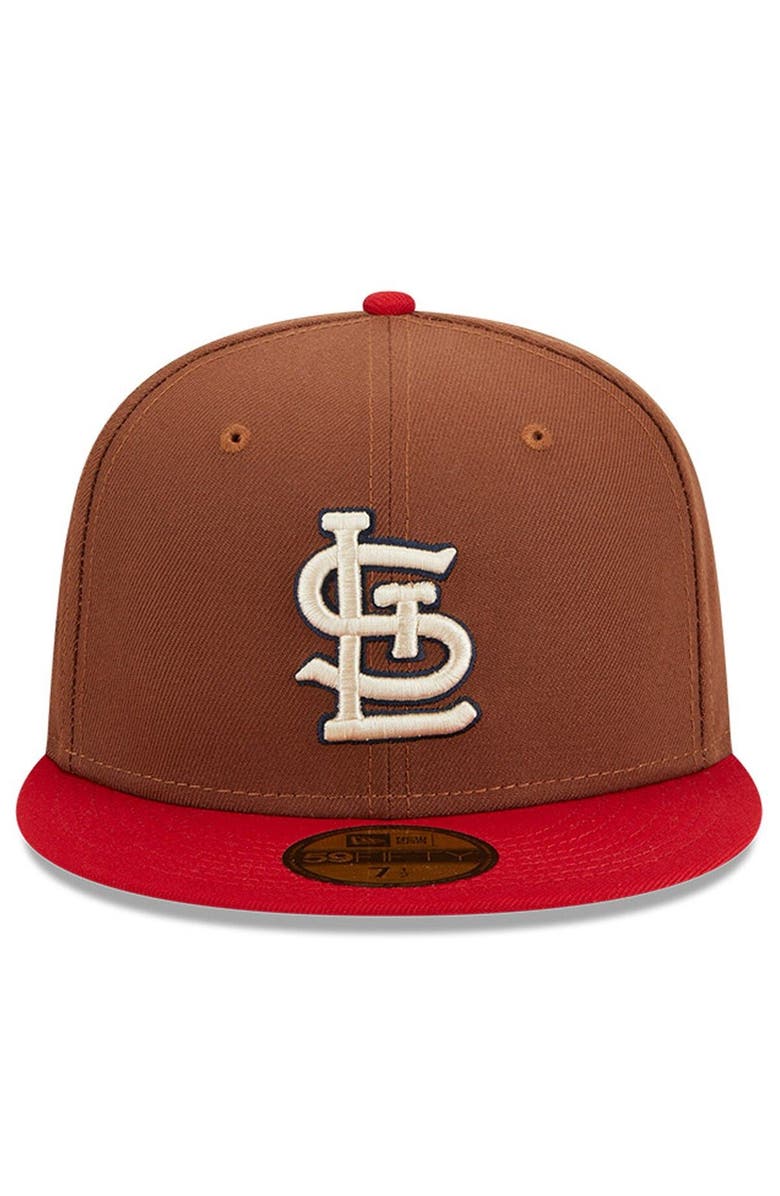 New Era Men's New Era Brown St. Louis Cardinals Harvest Busch Stadium 30th Anniversary 59FIFTY Fitted Hat, Alternate, color, 