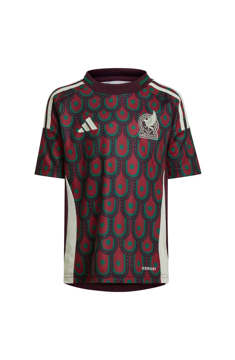 adidas Toddler adidas Burgundy Mexico National Team 2024 Home Mini Kit, Alternate, color, 
