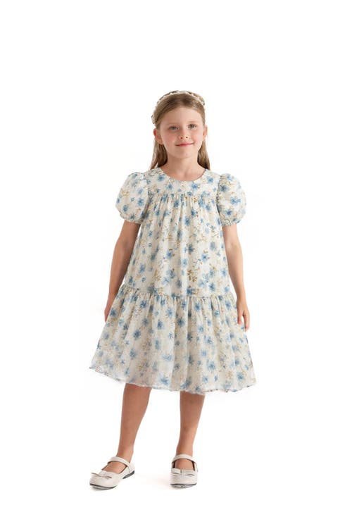 Sweet Cactus Vienna Floral Dress In White