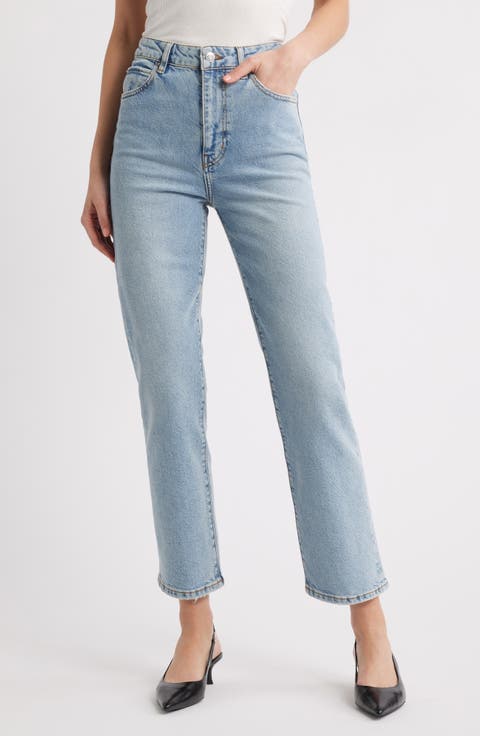 パンツ FRAME Women Straight Pants WP25DSTB03DE HOMR BLUE FRAME Women's Le Sleek Straight Jeans, Marsa, Blue, 23 at