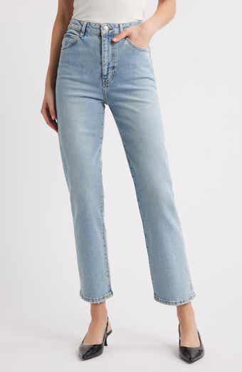 FRAME The Ruler High Waist Ankle Straight Leg Jeans
