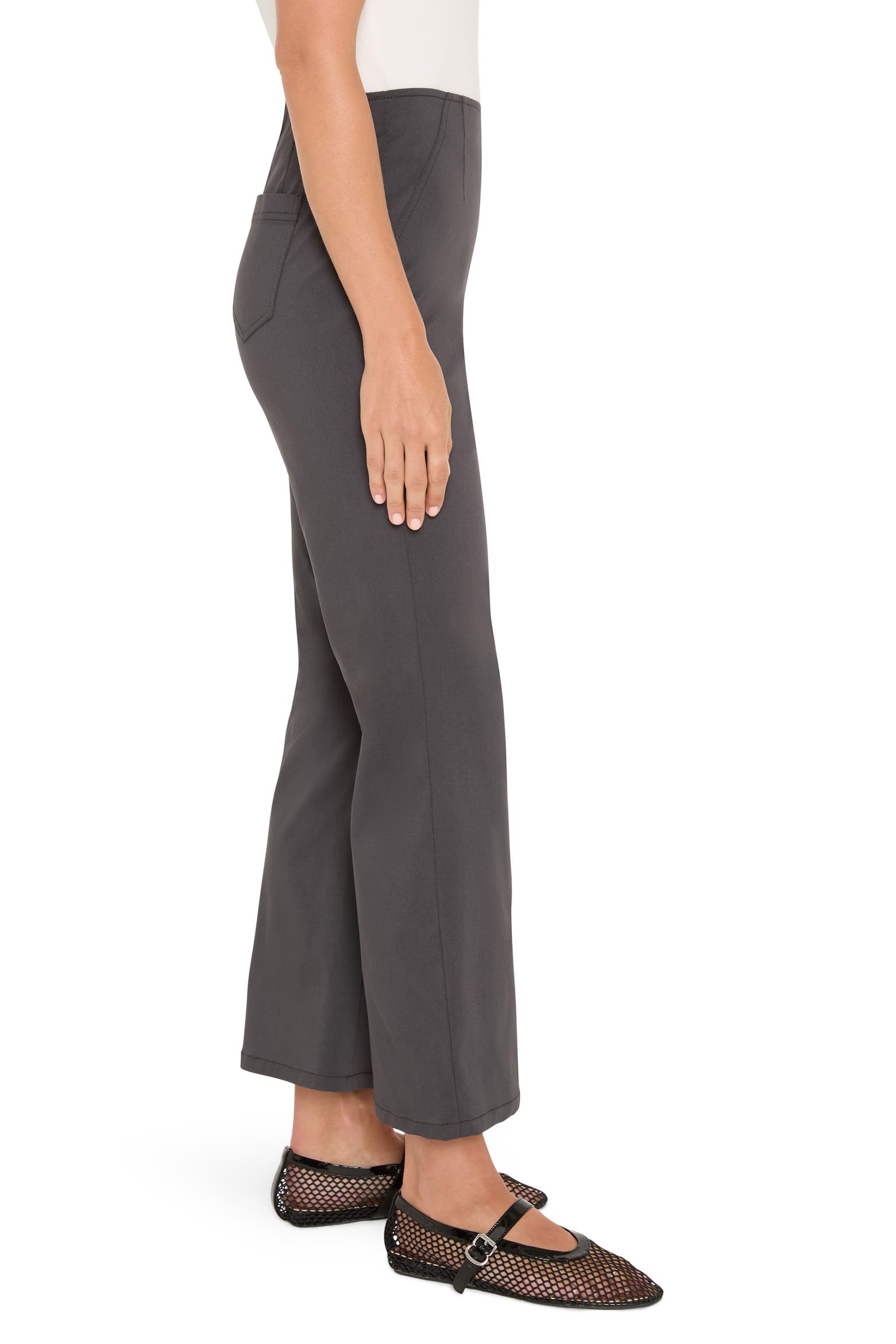 Berkeley Wonderstretch Pull-On High Waist Slim Ankle Flare Pants (Women ...