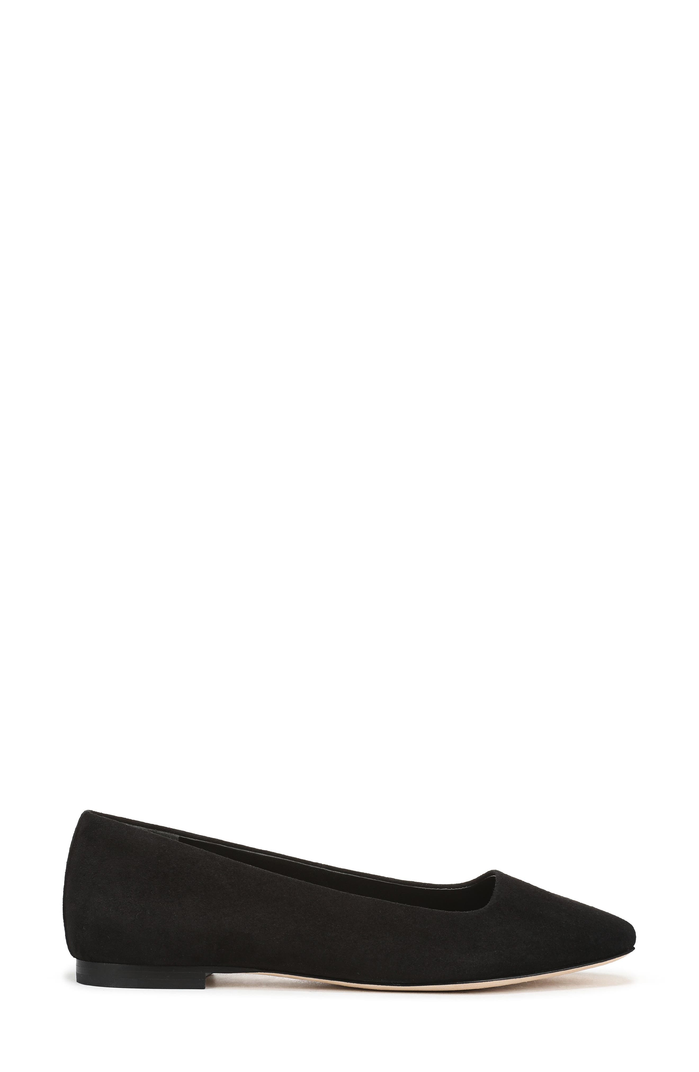 Vince Brodi Flat, Alternate, color, Black Suede