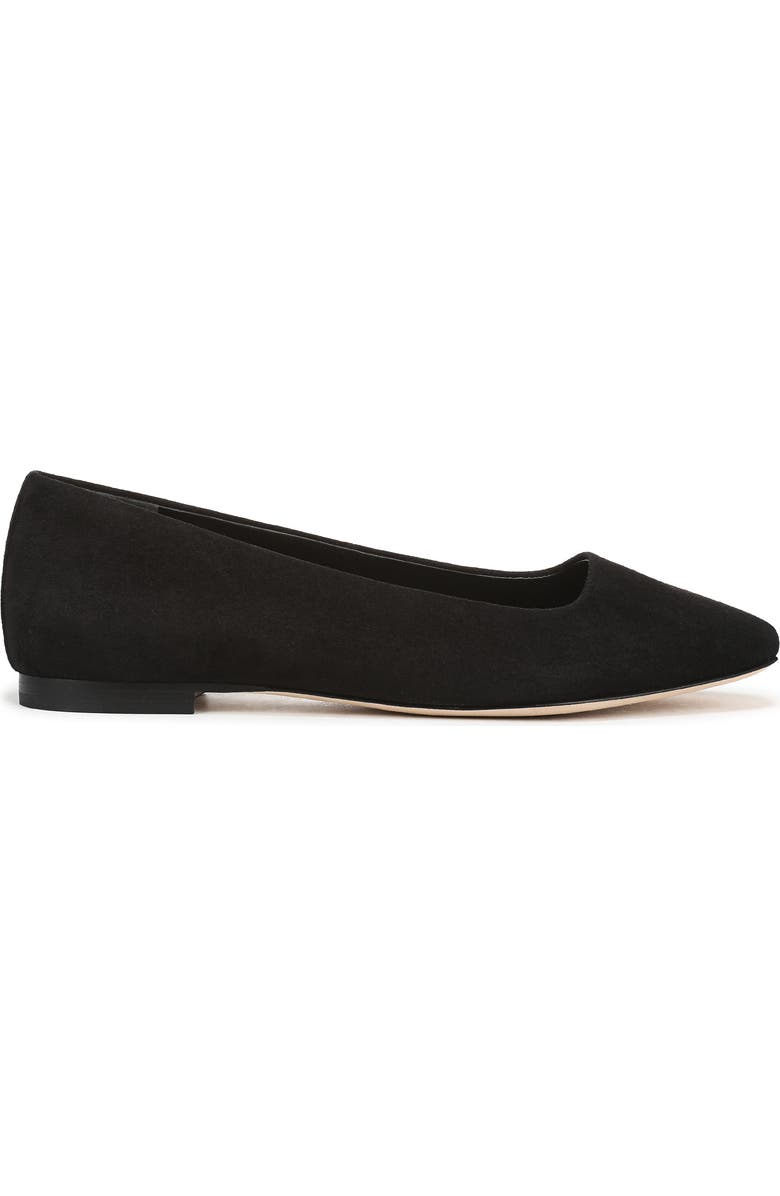 Vince Brodi Flat, Alternate, color, Black Suede