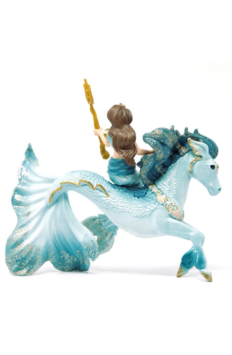 Schleich Bayala, Mermaid Eyela On Underwater Horse, Alternate, color, Multicolored