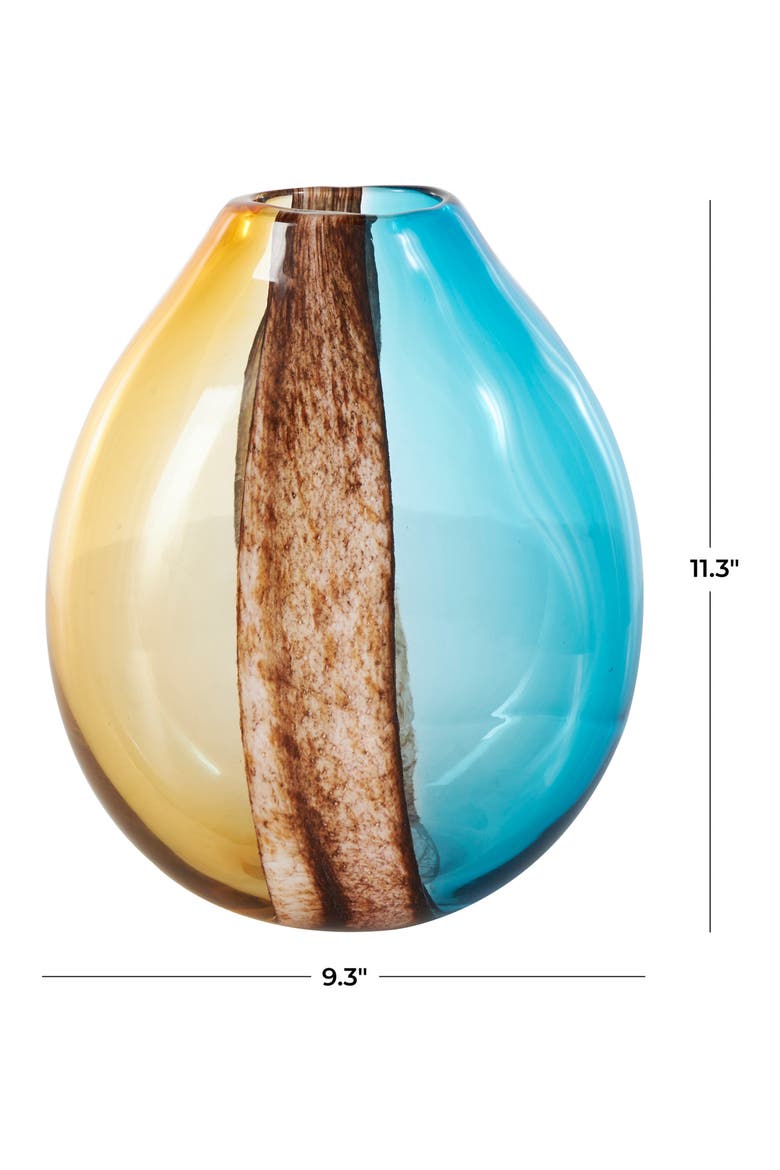Multicolored Glass Vase, Alternate, color, MULTI COLORED
