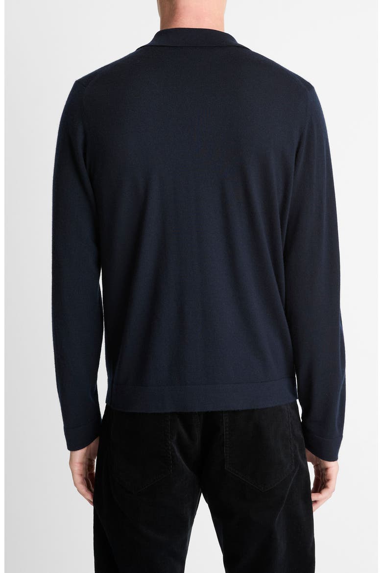 Merino Wool & Cashmere Cardigan, Alternate, color, COASTAL
