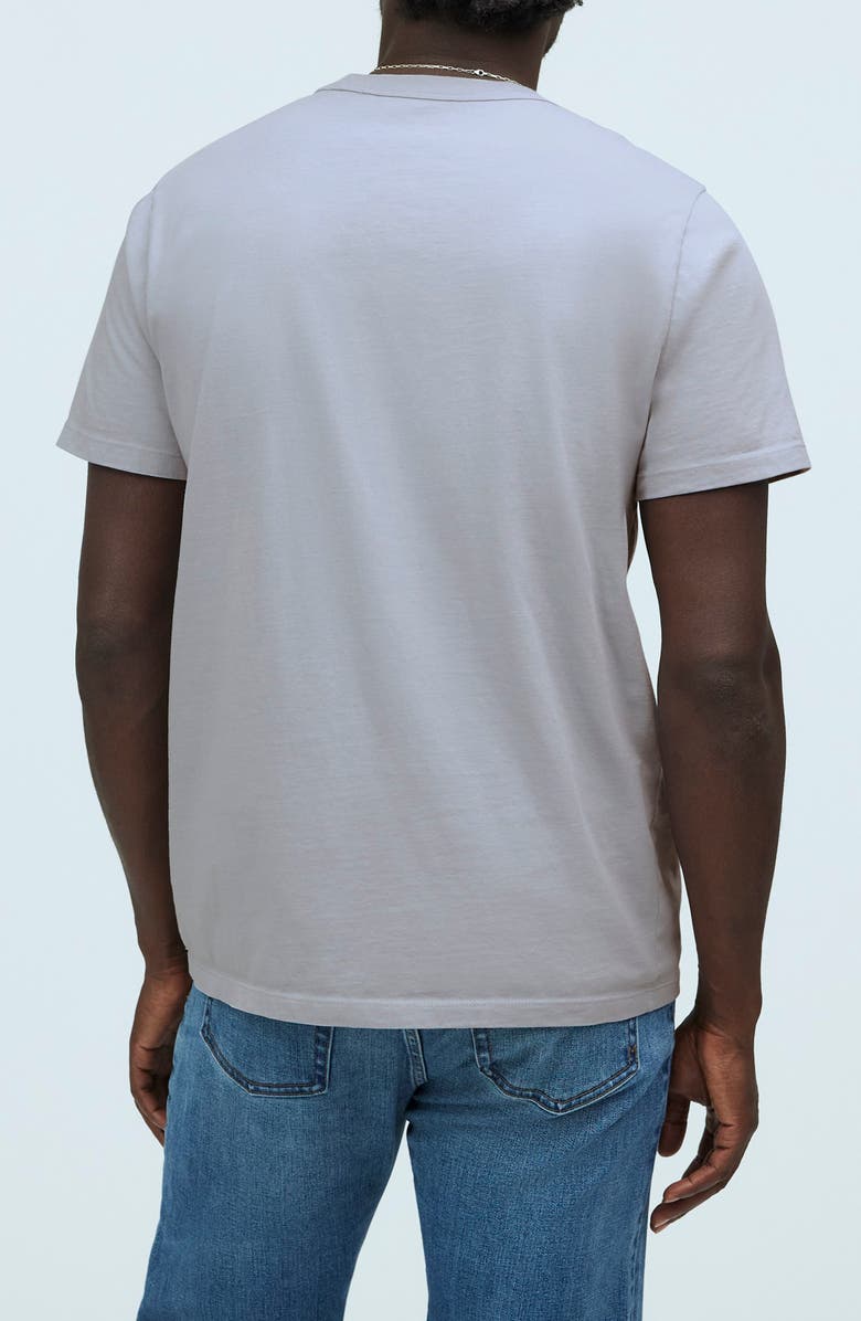 Madewell Allday Garment Dyed Cotton T-Shirt, Alternate, color, Solstice