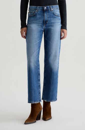 AG Brinley Mid Rise Ankle Straight Leg Jeans