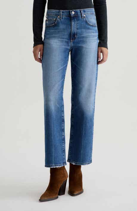 AG Brinley Mid Rise Ankle Straight Leg Jeans