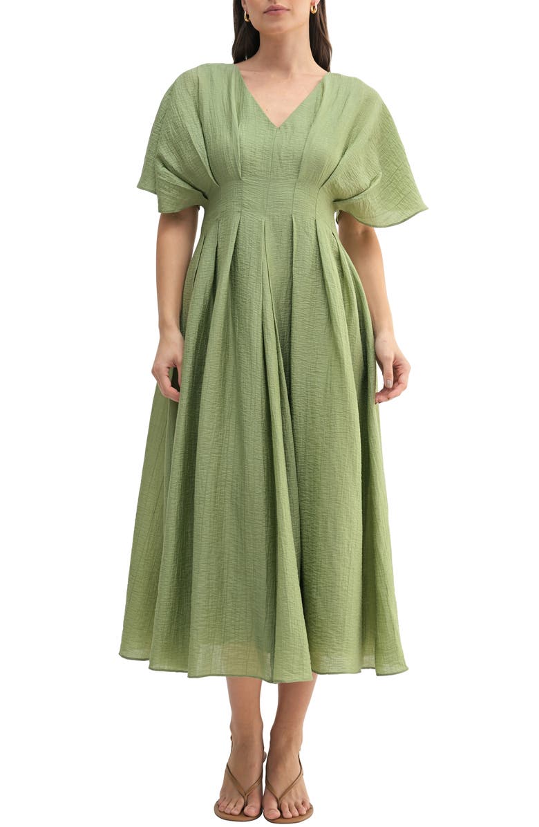Dolman Sleeve A-Line Dress