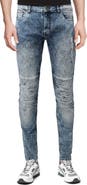 XRAY Stretch Moto Skinny Jeans - 30-32" Inseam