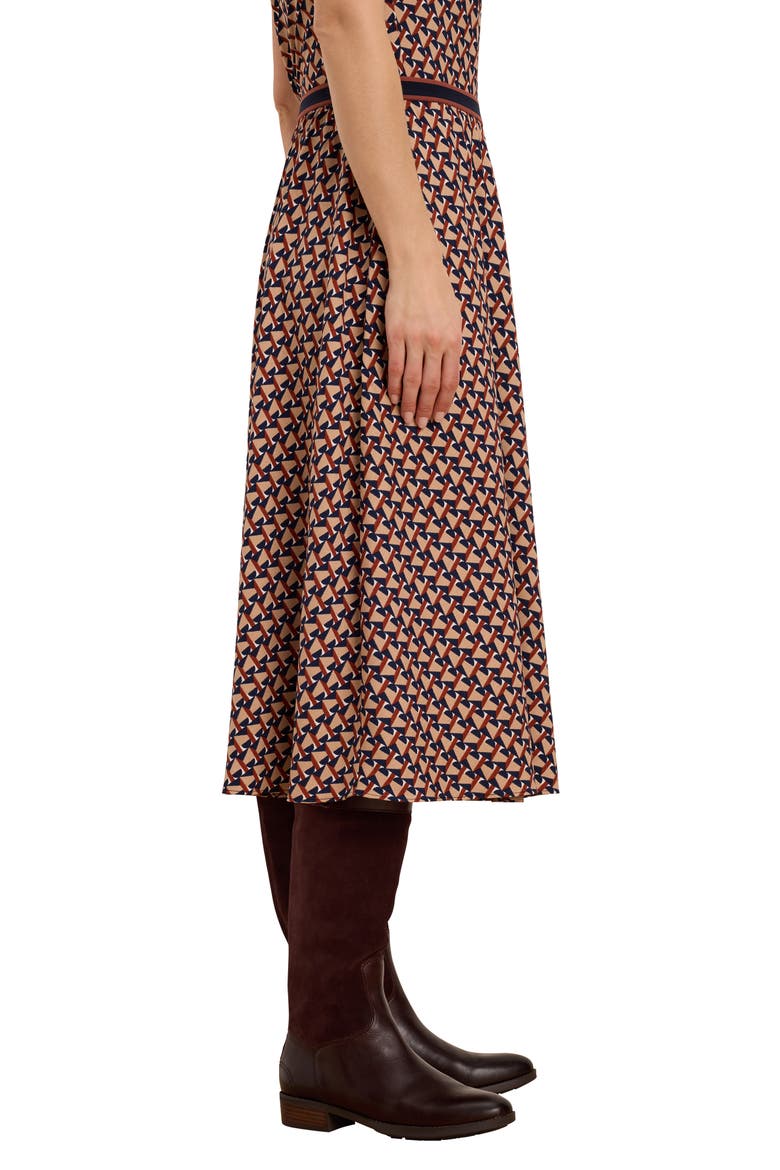 Transit Tiles Midi Skirt, Alternate, color, RED MULTI