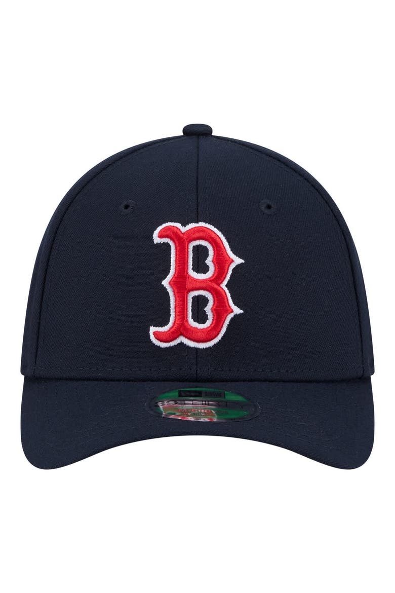Men's New Era  Navy Boston Red Sox Player Replica 39THIRTY M-Crown Flex Hat, Alternate, color, Navy