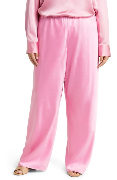 Satin Bias Pants (Plus Size)