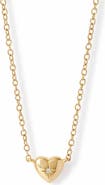 Astley Clarke Gold Biography Mini Heart Necklace