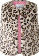 Rachel Riley Leoard Faux Fur Vest