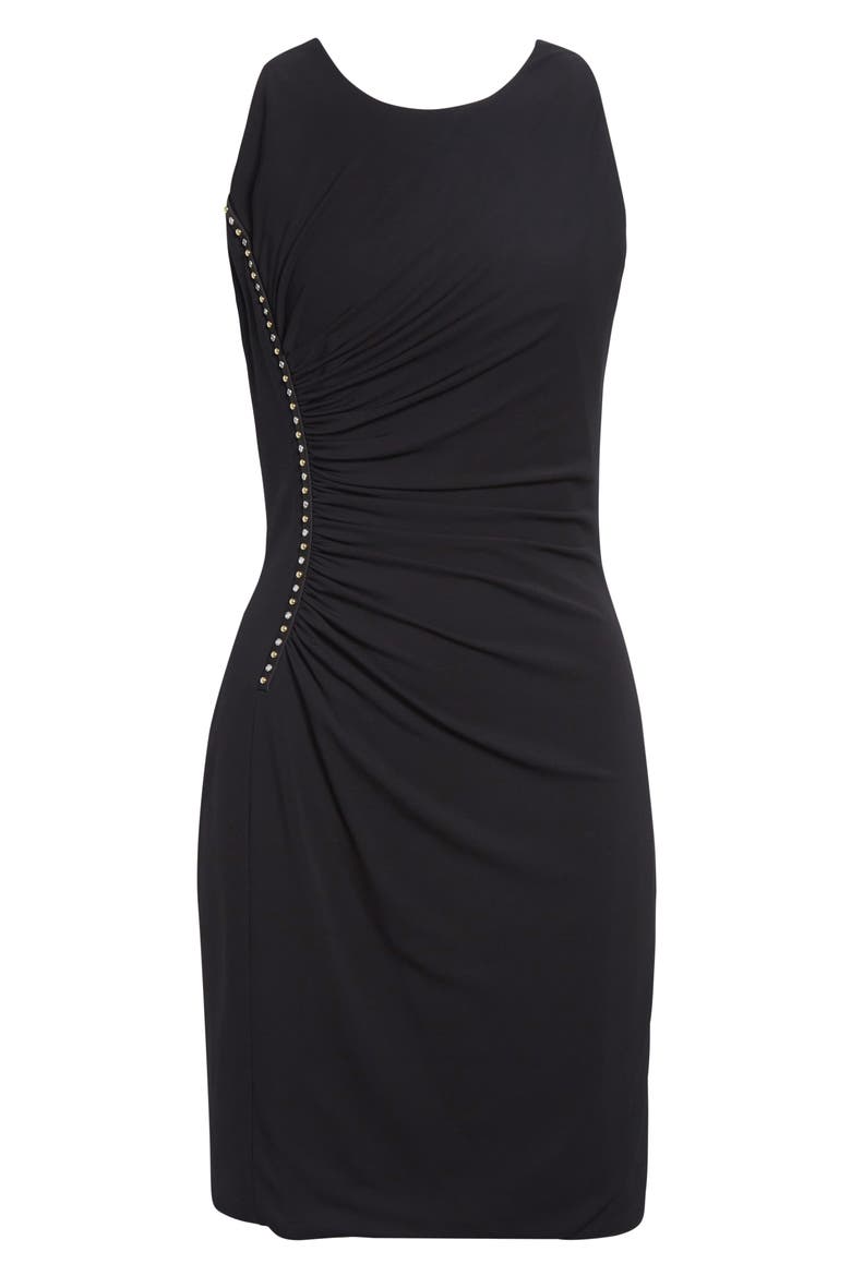 Medusa '95 Stretch Crepe Cocktail Dress, Alternate, color, BLACK