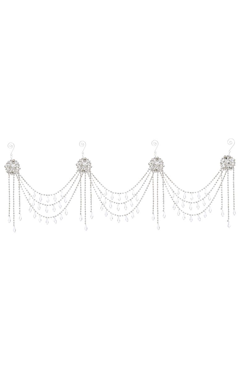 Mark Roberts Hanging Jeweled Garland, Set of 2, Main, color, Silver