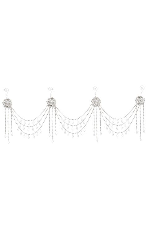 Hanging Jeweled Garland, Set of 2