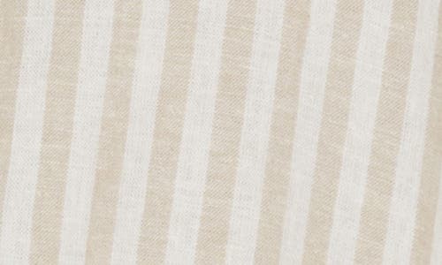 Matty M . Fletcher Long Sleeve Button Front Shirt In Neutral