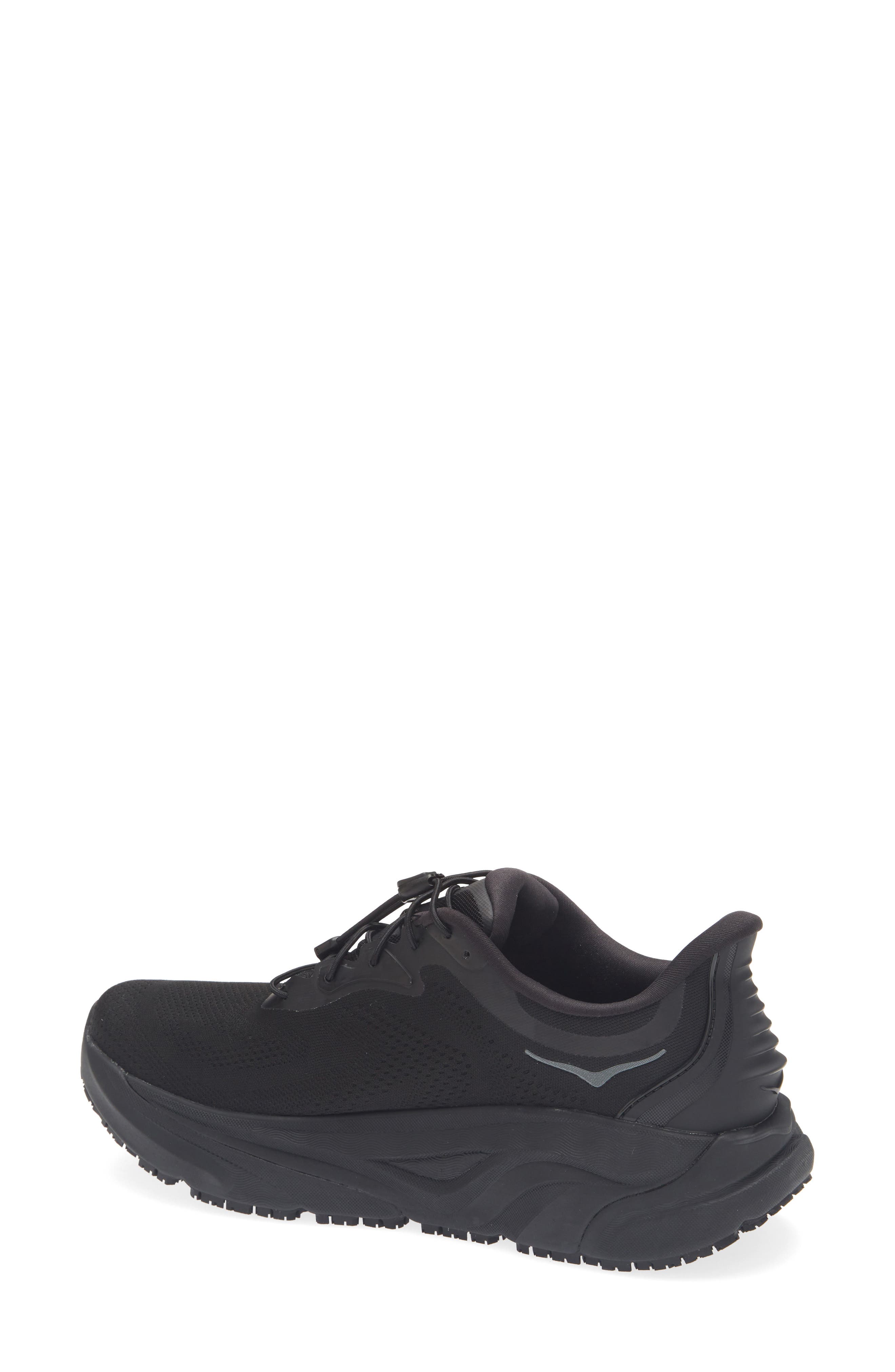 HOKA Arahi Waterproof Running Sneaker, Alternate, color, Black / Black