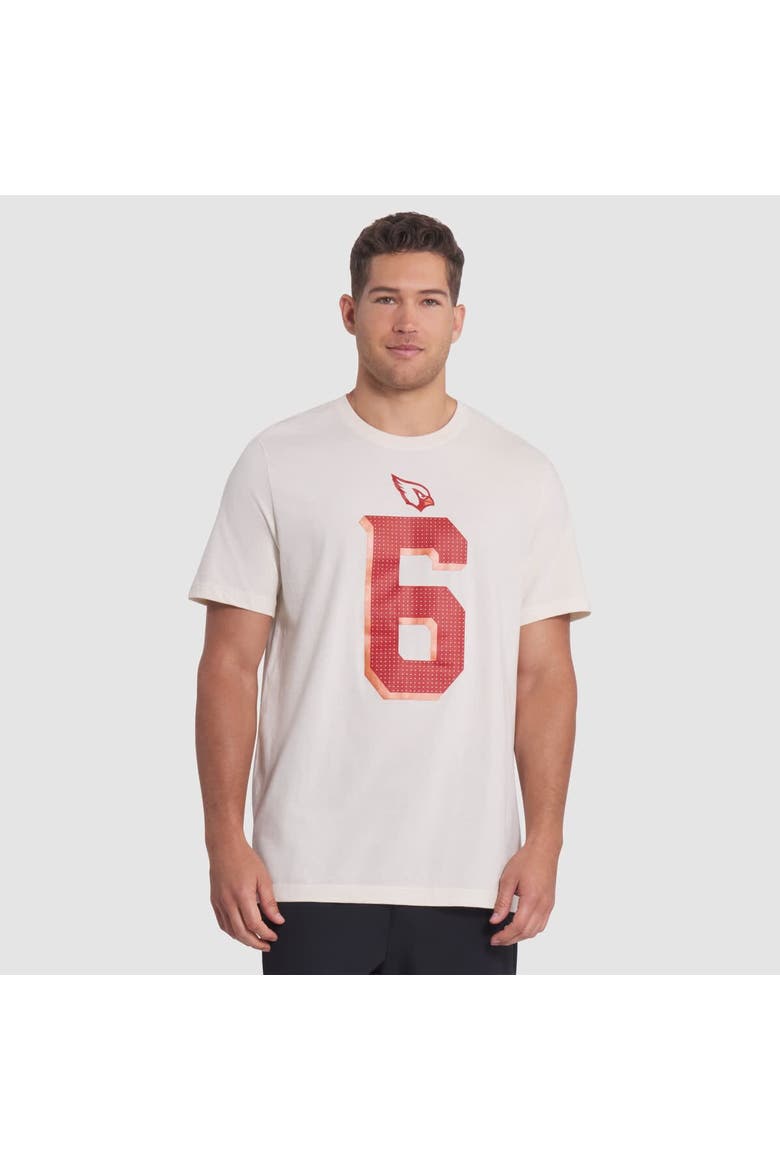 Men's Nike James Conner Natural Arizona Cardinals 2025 Rivalries Collection Player Name & Number T-Shirt, Main, color, Natural