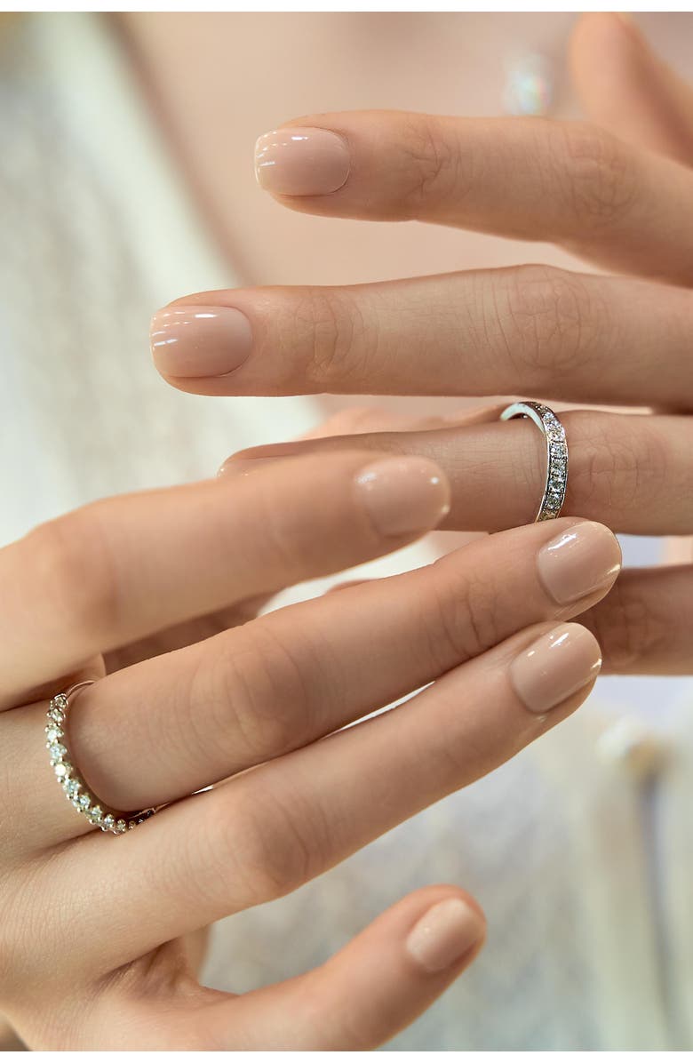 LuvMyJewelry Lume 14K Gold Round Diamond Studded Band Ring - 0.97cts, Alternate, color, 