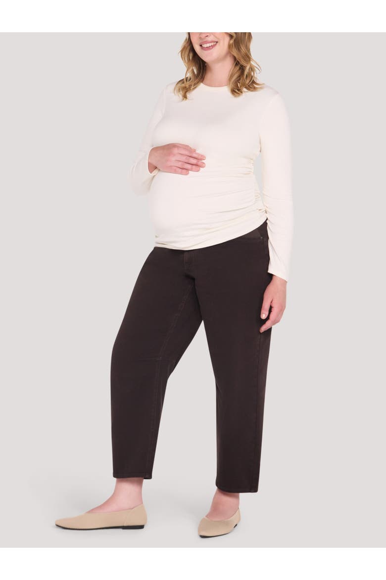 Under the Belly Dart Barrel Leg Jean, Alternate, color, Coffee Bean