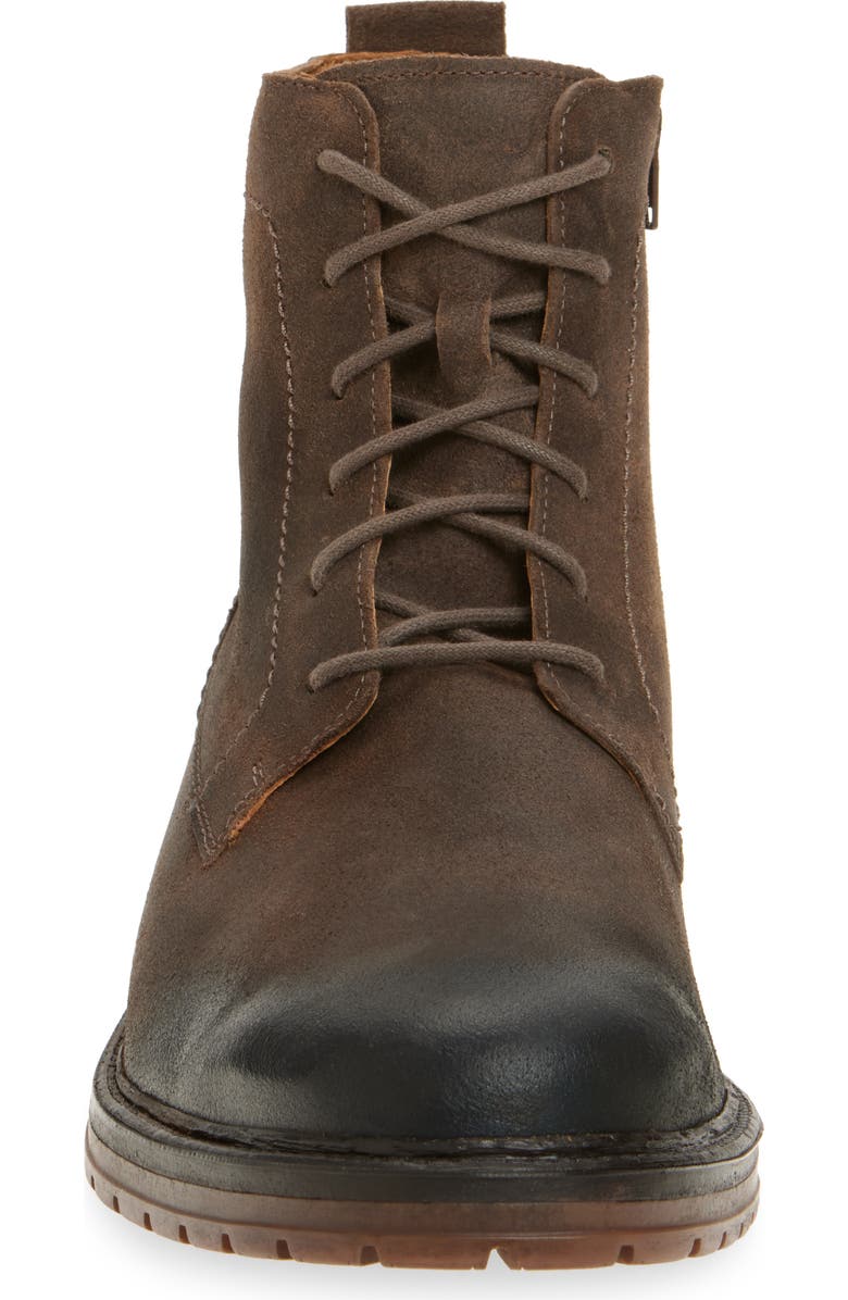 Mephisto Ladislas Zip Derby Boot, Alternate, color, Walnut Old Velour