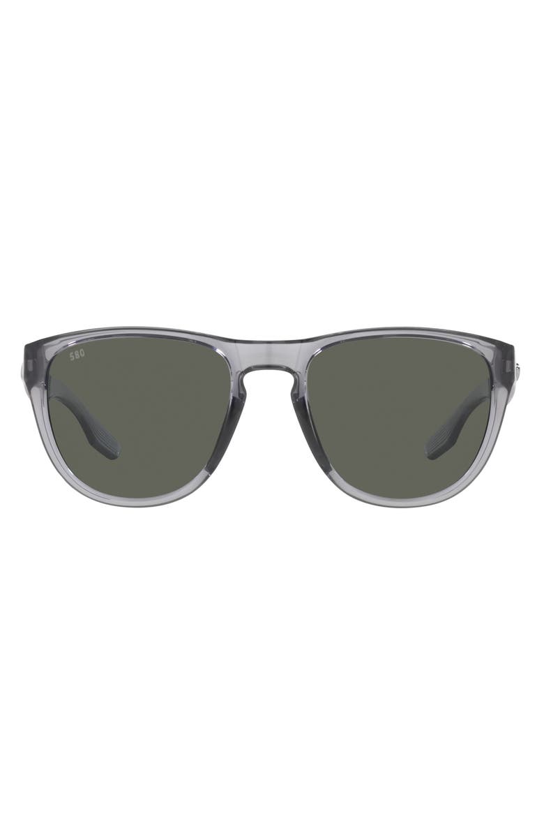 Costa Del Mar Irie 55mm Polarized Pilot Sunglasses, Main, color, Gray