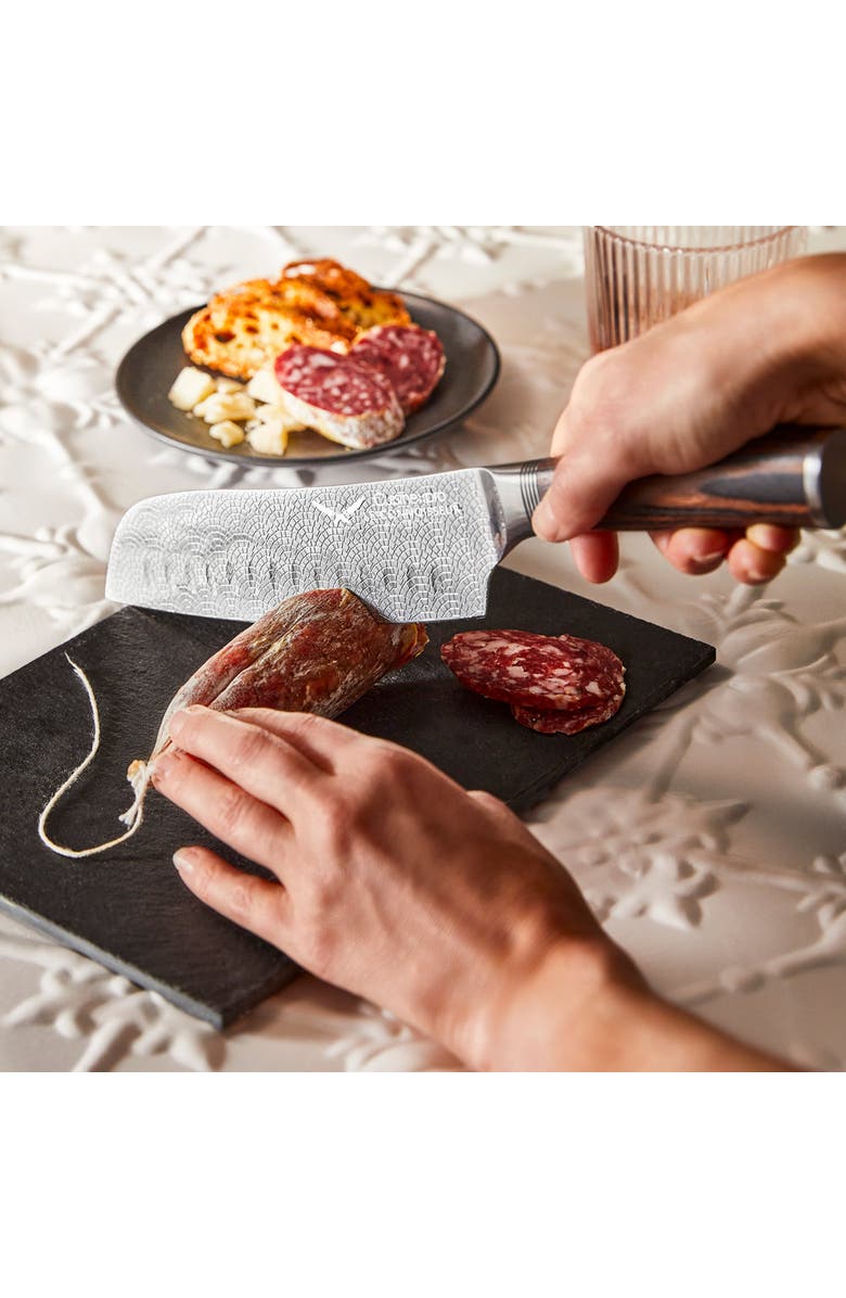 Cuisine::pro<sup>®</sup> LE CONNOISSEUR<sup>™</sup> 7in Santoku, Alternate, color, Silver